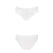 Трусики з широкою гумкою і мереживом Passion PS001 PANTIES S, white SO4173 фото 4