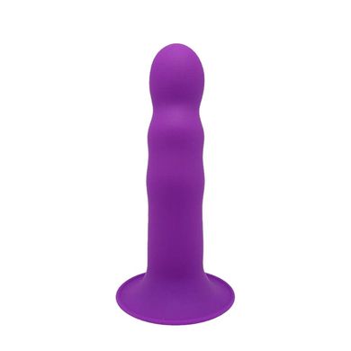 Дилдо з присоскою Adrien Lastic Hitsens 3 Purple, відмінно для страпона, діам. 4,1см, довжина 18,2см AD24023 фото