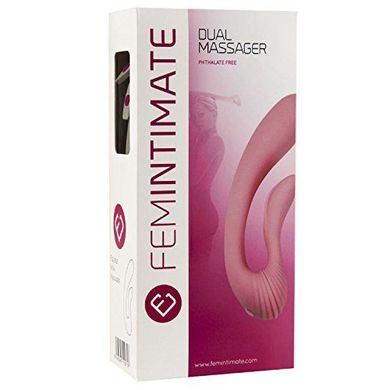 Вибратор Femintimate Dual Massager вагинально-клиторальный с чехлом для храненя, 2 мотора FM10971 фото