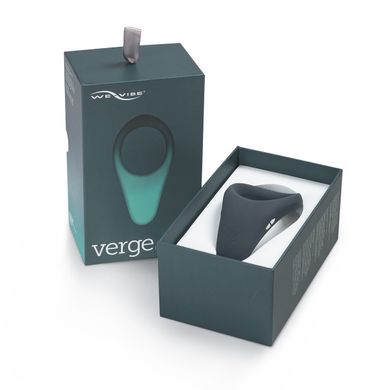 Смарт-віброкільце під одяг VERGE BY WE-VIBE SLATE, охоплює пеніс та мошонку, 10 режимів SO1701 фото