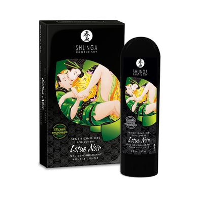 Возбуждающий гель для пар Shunga LOTUS NOIR (60 мл) с витамином Е и растительным глицерином SO2526 фото