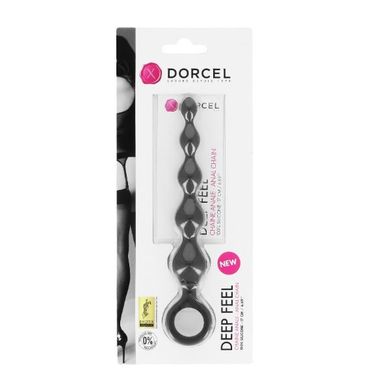 Анальная цепочка Dorcel Deep Feel, силикон, макс. диаметр 2,5см, упругая MD1120 фото