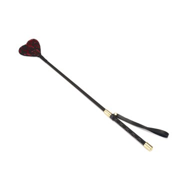 Шльопалка-сердечко Liebe Seele Victorian Garden Riding Crop, двостороння SO9478 фото