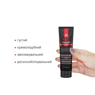 Пролонгер гель JO Prolonger Gel (60 мл) з олією перцевої м’яти, гвоздикового перцю та пачулів SO1834 фото