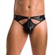 Чоловічі стринги Passion 033 THONG PAUL XXL/XXXL Black, під латекс SO7572 фото 1