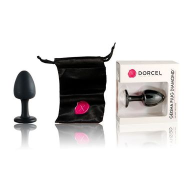 Анальна пробка Dorcel Geisha Plug Diamond M з кулькою всередині, створює вібрації, макс. діам. 3,2см MD1229 фото