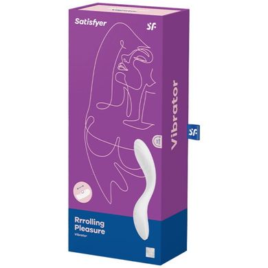 Вибратор с жемчужной стимуляцией точки G Satisfyer Rrrolling Pleasure White SO6076 фото