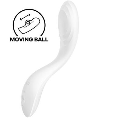 Вібратор із перлинною стимуляцією точки G Satisfyer Rrrolling Pleasure White SO6076 фото