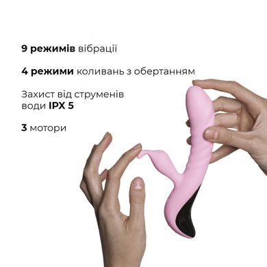 Вибратор Adrien Lastic Mini Trigger с массирующими движениями ствола AD11131 фото