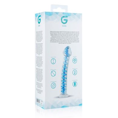 Стеклянный дилдо Gildo Glass Dildo No. 4, для точки G и простаты SO8890 фото