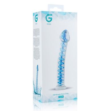 Стеклянный дилдо Gildo Glass Dildo No. 4, для точки G и простаты SO8890 фото