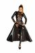 Платье-плащ с мокрым эффектом Noir Handmade F128C Powerwetlook gown coat, S SX0013 фото 1