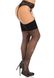 Панчохи Leg Avenue Wide Top Rhinestone Sheer Stockings Black One Size SX1064 фото 2