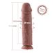 Силиконовый фаллоимитатор для секс-машин Hismith 11″ Silicone Dildo, система KlicLok SO6208 фото 4