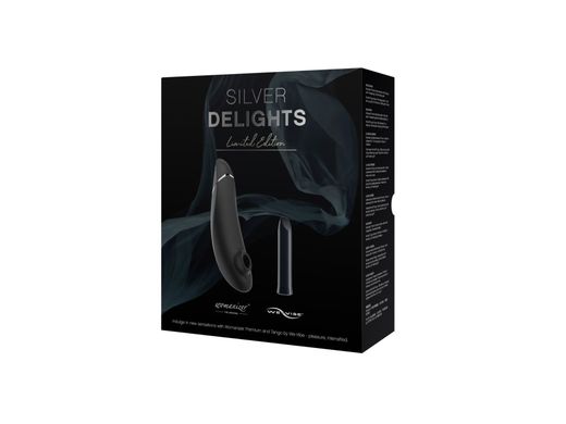 Премиальный подарочный набор Silver Delights Collection: Womanizer Premium и We-Vibe Tango SO8759 фото