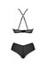 Комплект Passion KERRIA BIKINI black, L/XL, бралет і трусики-бікіні SX0482 фото 4