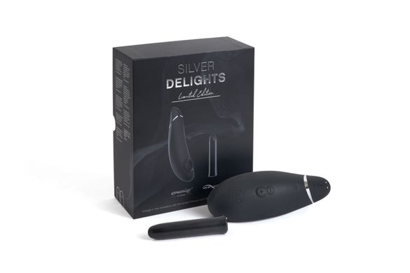 Премиальный подарочный набор Silver Delights Collection: Womanizer Premium и We-Vibe Tango SO8759 фото