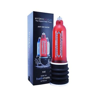 Гідро Bathmate Hydromax 9 Red (X40), для члена довжиною від 18 до 23см, діаметр до 5,5 см HM-40-BR фото