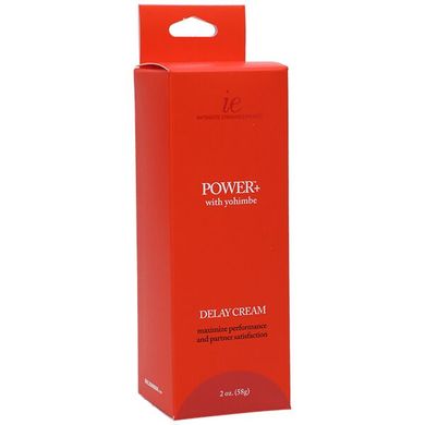 Мощный крем-пролонгатор Doc Johnson Power+with Yohimbe Delay Cream For Men, экстракт Йохимбе, 56 г SO4541 фото