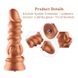 Силиконовый дилдо Hismith Spiral Grain Silicone Dildo Monster Series SO9961 фото 3