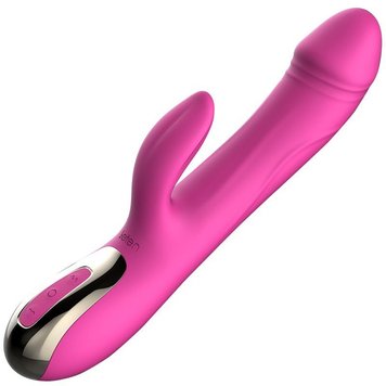 Вибратор-пульсатор Leten Automatical Thrusting Vibrator с подогревом, перезаряжаемый, 10 режимов SO2128 фото