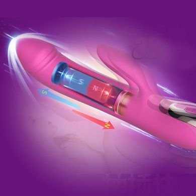 Вибратор-пульсатор Leten Automatical Thrusting Vibrator с подогревом, перезаряжаемый, 10 режимов SO2128 фото