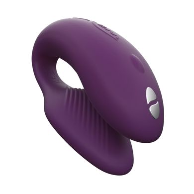 Смарт-вибратор для пар We-Vibe Chorus Purple, сенсорное управление вибрациями сжатием пульта SO6923 фото