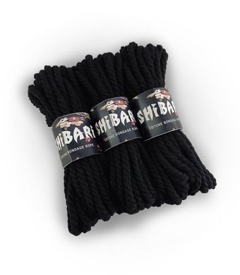 Хлопковая веревка для Шибари Feral Feelings Shibari Rope, 8 м черная SO4002 фото