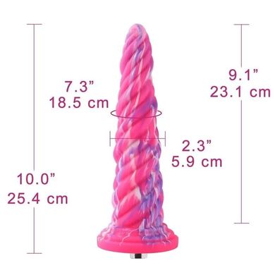 Силіконовий дилдо Hismith Awl Shape Silicone Dildo Monster Series SO9965 фото