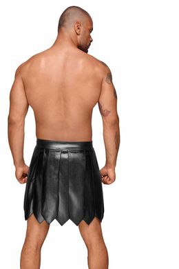 Чоловіча спідниця гладіатора Noir Handmade H053 Eco leather men's gladiator skirt - S SX0071 фото