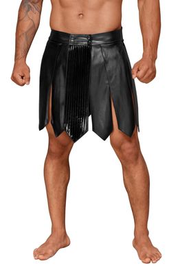 Чоловіча спідниця гладіатора Noir Handmade H053 Eco leather men's gladiator skirt - S SX0071 фото