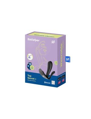 Подвійний смарт-вібратор у трусики Satisfyer Top Secret+ Black SO6134 фото