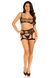 Комплект Leg Avenue Top and garter harness Black One Size SX1073 фото 5