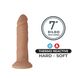 Півторс з фалоімітатором на присосці SilexD Apollo S Male Torso Caramel SX0813 фото 3