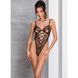 Еротичний боді з малюнком Passion LOVELIA BODY L/XL, black SO4753 фото 3