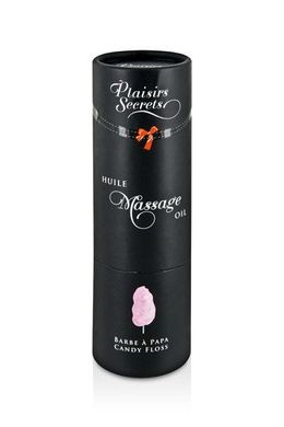 Массажное масло Plaisirs secrets Candy Floss (59 мл) с афродизиаками, съедобное, подарочная упаковка SO1851 фото