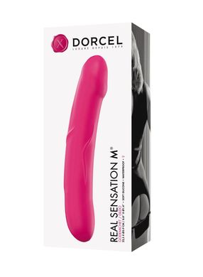 Дилдо Dorcel Real Sensation M Magenta, силикон SO1731 фото