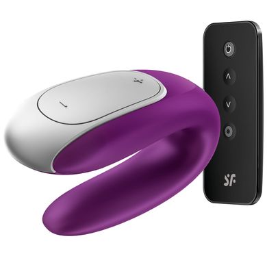 Смарт-вибратор для пар Satisfyer Double Fun (Violet) с пультом ДУ SO5059 фото