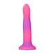 Фалоімітатор, що світиться в темряві, ADDICTION Rave 8″, Glow in the Dark Dildo Pink Purple, 20,3 см SO6850 фото 3