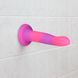 Светящийся в темноте фаллоимитатор ADDICTION Rave 8″ Glow in the Dark Dildo Pink Purple, 20,3 см SO6850 фото 6