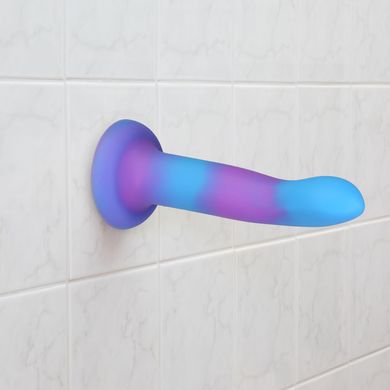 Фалоімітатор, що світиться в темряві, ADDICTION Rave 8″ Glow in the Dark Dildo Blue Purple, 20,3 см SO6851 фото