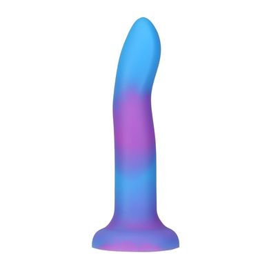 Светящийся в темноте фаллоимитатор ADDICTION Rave 8″ Glow in the Dark Dildo Blue Purple, 20,3 см SO6851 фото