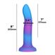 Фалоімітатор, що світиться в темряві, ADDICTION Rave 8″ Glow in the Dark Dildo Blue Purple, 20,3 см SO6851 фото 4