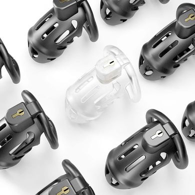 Клетка для пениса LOCKINK SEVANDA Plastic Penis Chastity Cage - Black SX0872 фото