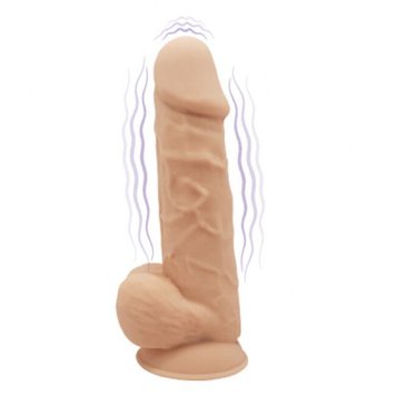 Фаллоимитатор с вибрацией SilexD Norman Vibro Flesh (MODEL 1 size 8,5in), двухслойный, диаметр 5 см SO5016 фото