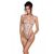 Еротичний боді з малюнком Passion LOVELIA BODY L/XL, white SO4756 фото