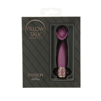 Кліторальний вібратор Pillow Talk Secrets - Passion - Clitoral Vibrator, 3 стимулюючі зони SO8246 фото