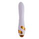 Вибратор-кролик с флоггером LOCKINK SEVANDA Whip Vibrating Massage Wand - White & Golden SX0904 фото 3