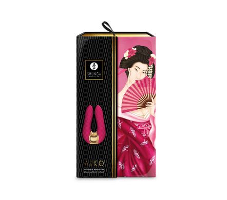 Вибратор для клитора Shunga Aiko Raspberry, гибкие кончики SO6900 фото