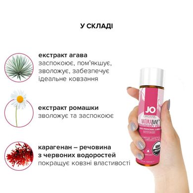 Змазка на водній основі System JO NATURALOVE Strawberry (120мл) (термін 01.08.2024) SO1662-R фото